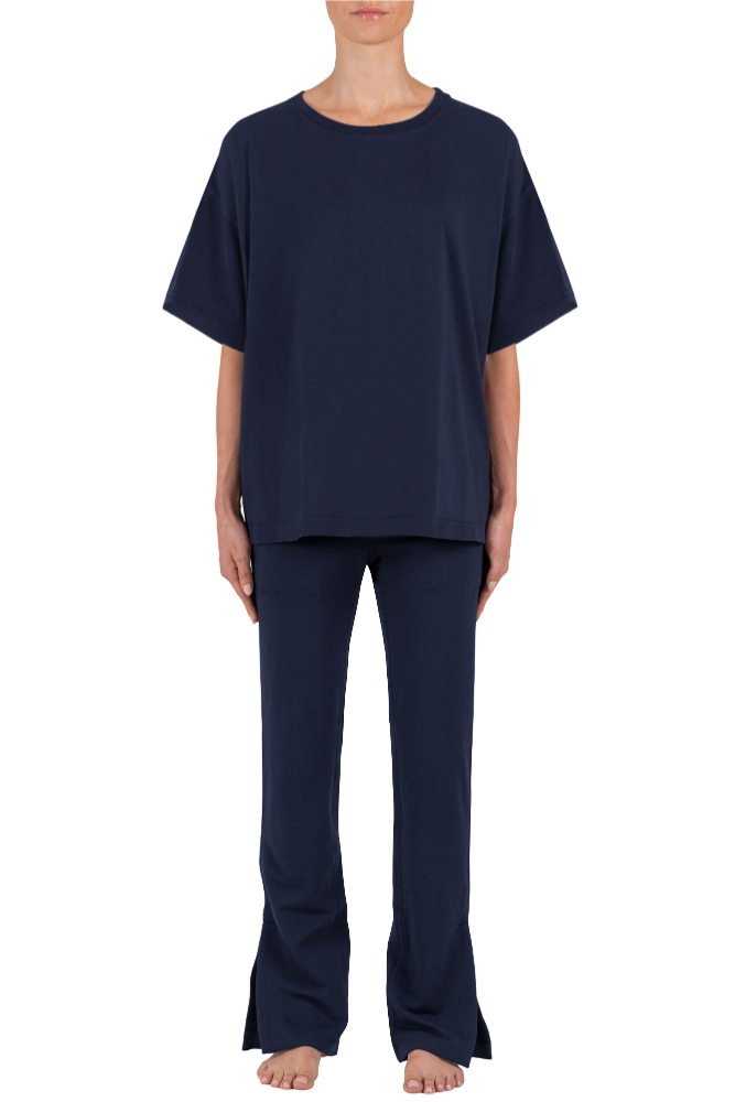Women's Navy Oversized T | TATEJONES Women's Navy Oversized T | TATEJONES
