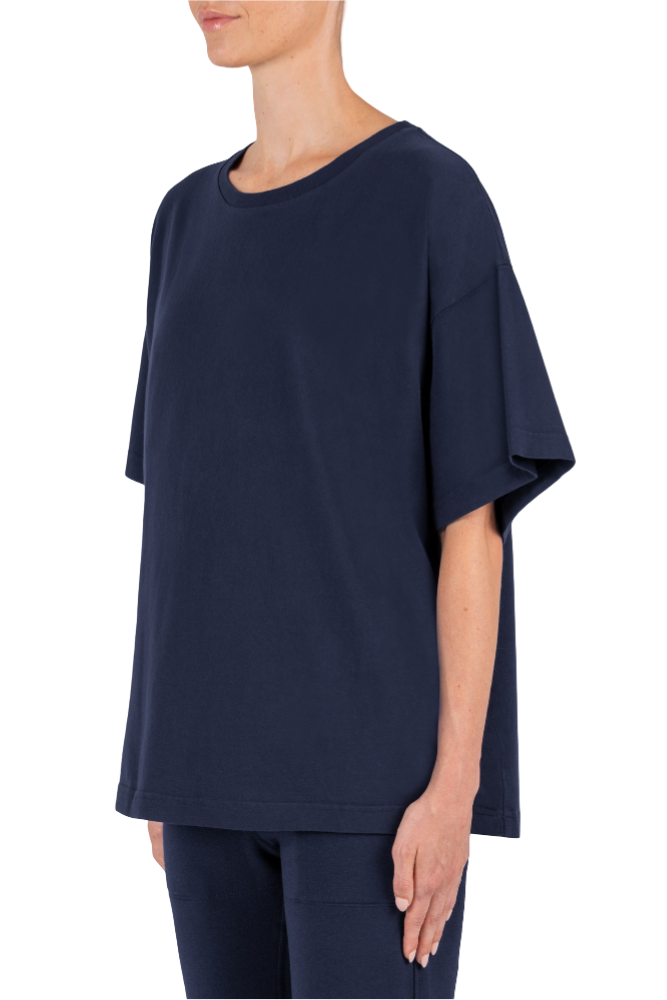 Men's Navy Oversized T | TATEJONES