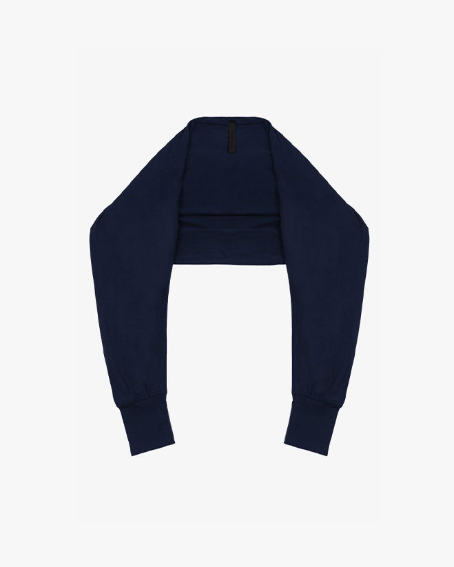 Women's Navy Sleep to Street Shrug Shrugs for Women TATEJONES