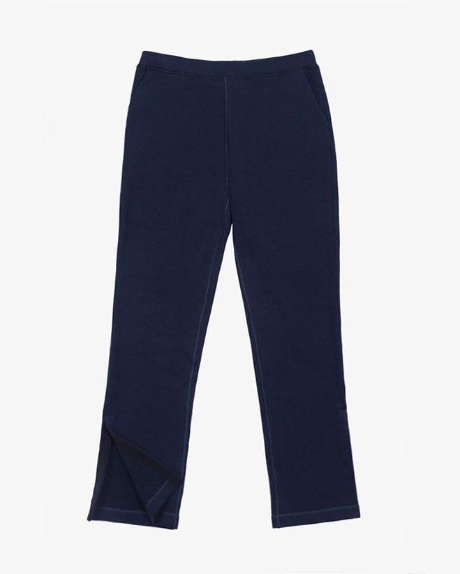 Men's Navy Side Slit Sweatpants | Sweatpants for Men | TATEJONES
