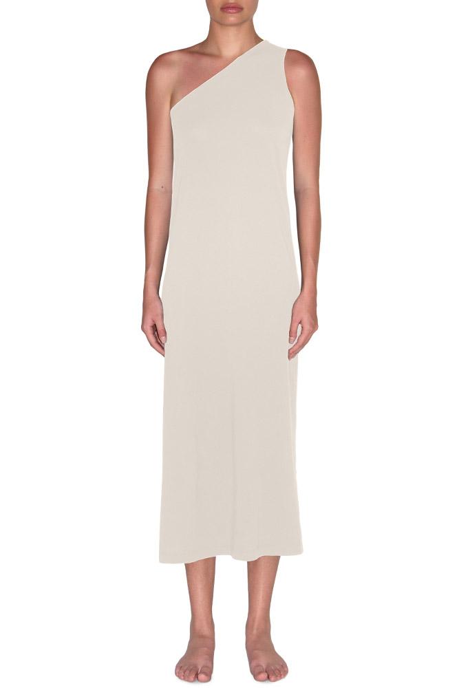 Women's White One Shoulder Dress | Midi Dresses for Women | TATEJONES Women's White One Shoulder Dress | Midi Dresses for Women | TATEJONES