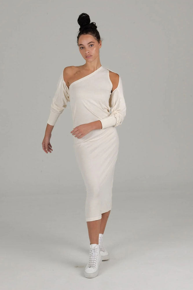 Women's White One Shoulder Dress – TATEJONES