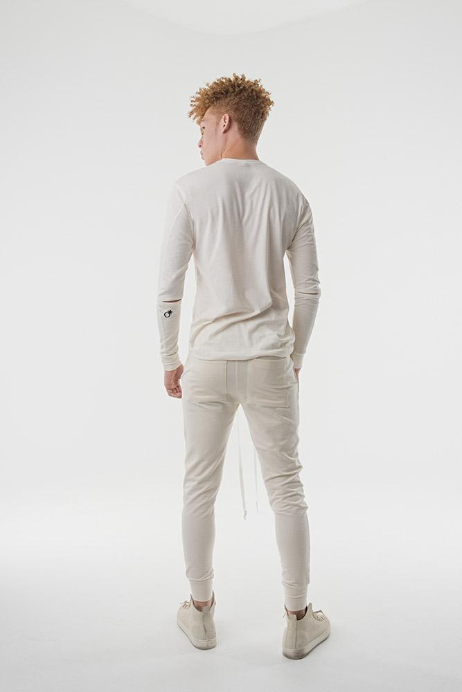 Men's White Long Sleeve T-Shirt – TATEJONES