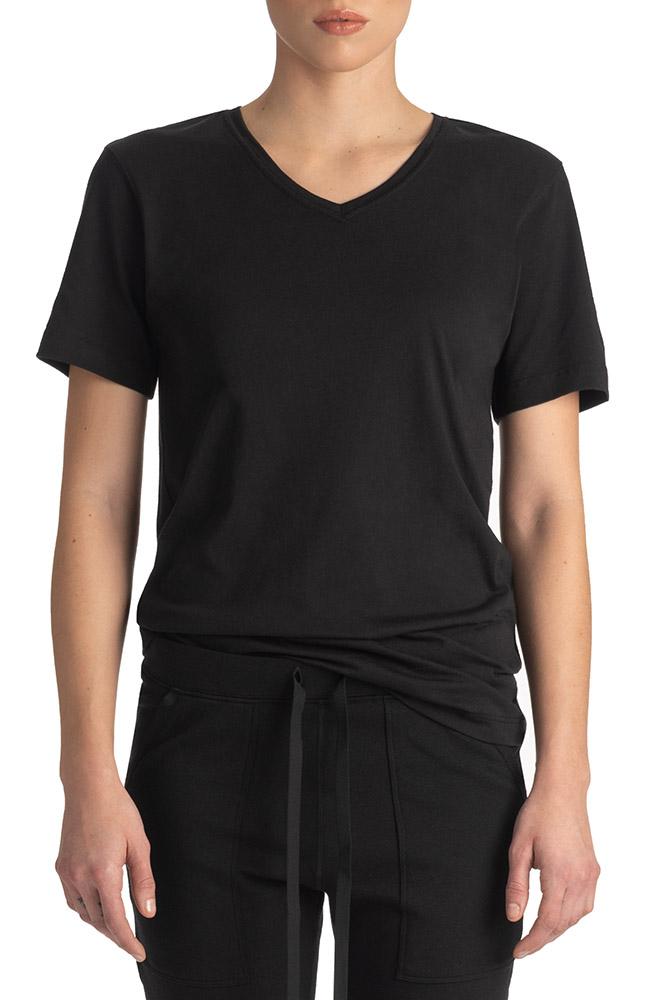 Women's Black V-Neck T-Shirt – TATEJONES