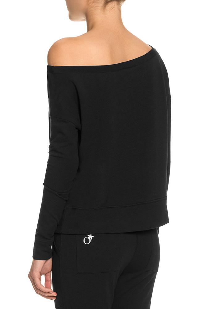 Black off best sale the shoulder sweatshirt