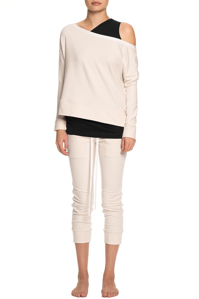 One shoulder clearance sweatshirt