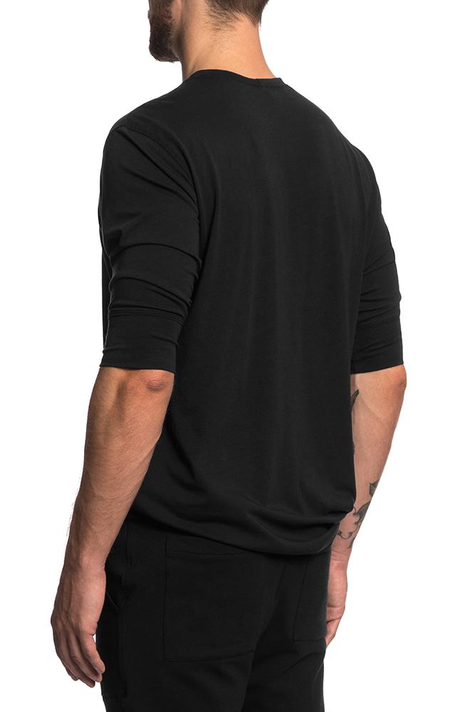 Men's Black quarter sleeve T-Shirt – TATEJONES