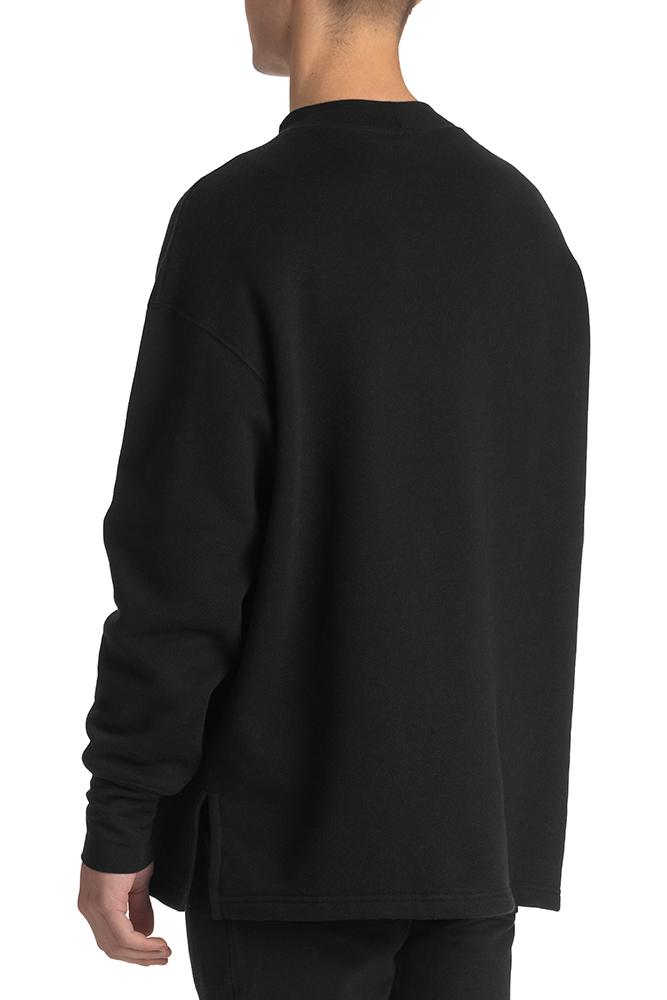 Men's Black Oversized Sweatshirt with front pocket – TATEJONES