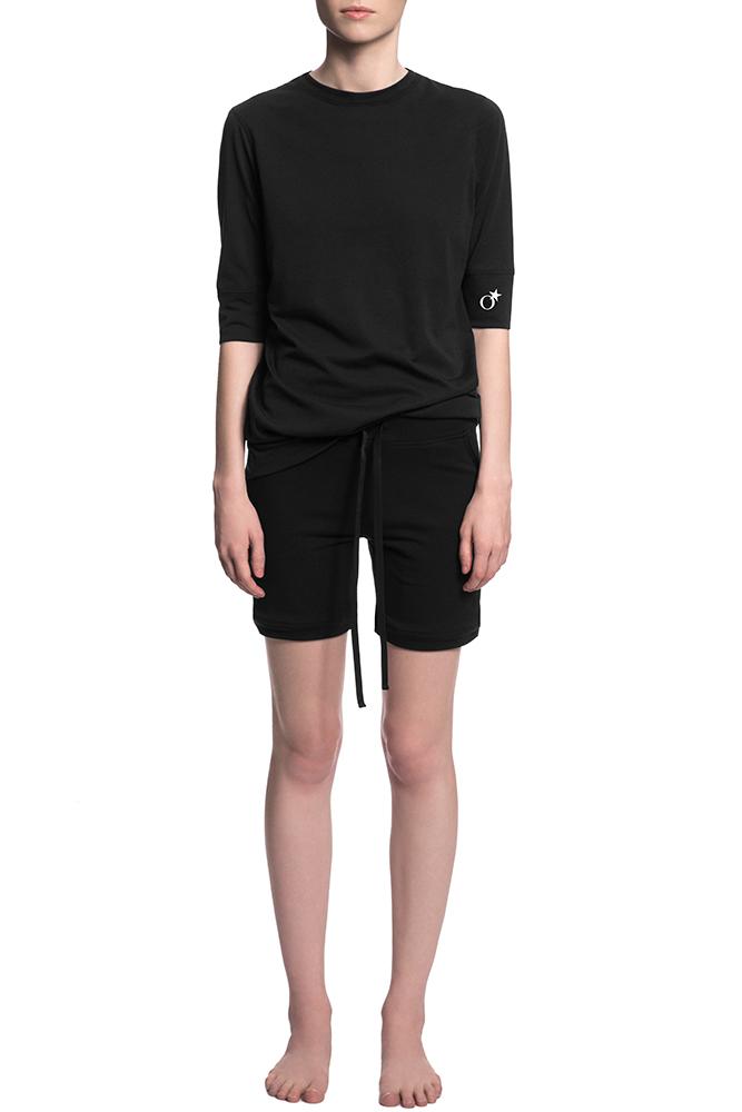 Women's black quarter sleeve T-Shirt – TATEJONES
