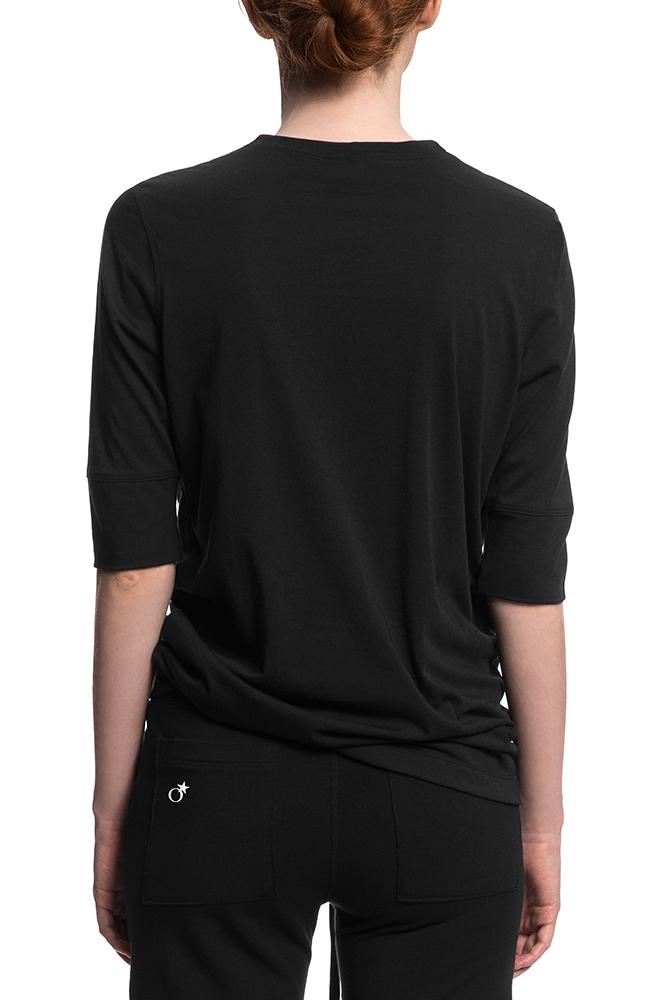 Women's black quarter sleeve T-Shirt – TATEJONES