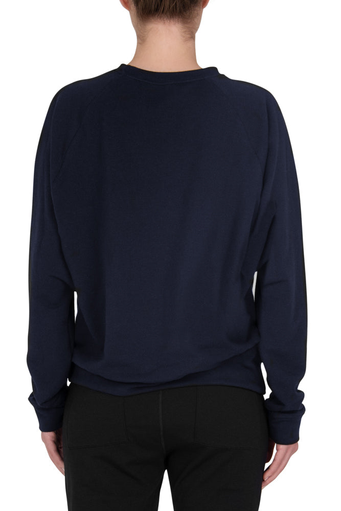Women's Navy Crew Sweatshirt | TATEJONES