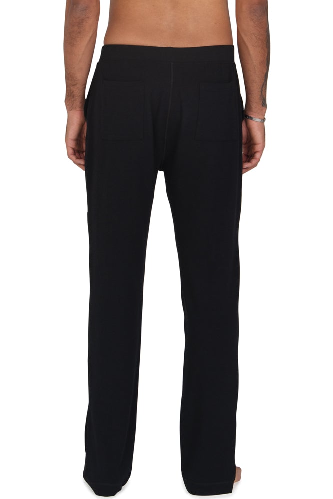Men's Black Side Slit Sweatpants | Sweatpants for Men | TATEJONES